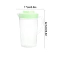 thumbnail image 3 of Birdeem Plastic Water Pitcher with Lid and Spout, Large Capacity 2 Liter Cold Drink Dispenser for Iced Tea, Lemonade, and Beverages, Wide Mouth Design for Easy Filling and Cleaning, 9x5x4 Inches, 3 of 9