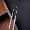thumbnail image 4 of Dual-ended Nail Cuticle Remover Pusher Tool Stainless pusher tool Steel Groove Corrector Pedicure Paronychia Tool, 4 of 8