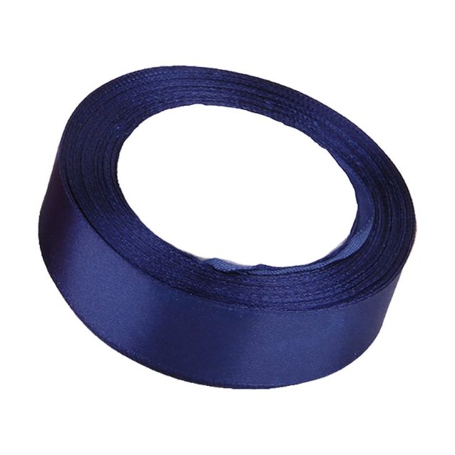 Gift Ribbon Wedding Decorations Clothes Making Supply DIY Craft Accessories Light-weight Polyester Ribbons for Ornaments Dark Blue 38