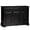 Black, variant on HOMCOM Sideboard Buffet Cabinet, Kitchen Cabinet with 2 Drawers, Grey