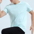 thumbnail image 5 of cfhntfmh Short Sleeve Shirts for Men Big and Talls Quick Dry Breathable T-Shirts Basic Solid Workout Athletic Tees, 5 of 5