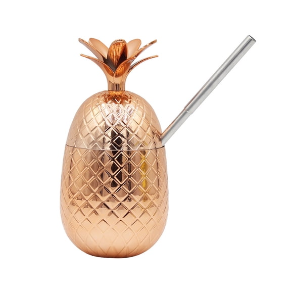 3Pack Party Supply Cups with Straws for Fun Gatherings in a Dazzling Pineapple Look