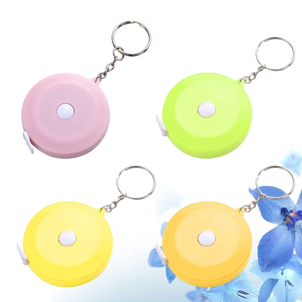 UPOUART Mini Tape Measure 4Pcs in Assorted Colors for Home and Outdoor