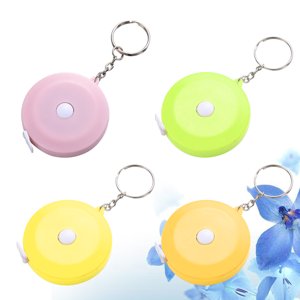 UPOUART Mini Tape Measure 4Pcs in Assorted Colors for Home and Outdoor