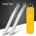 thumbnail image 1 of Nose Trimmer Tweezers Rustproof Universal Stainless Steel Round Tip Hair Removal Tweezers for Men, 1 of 8