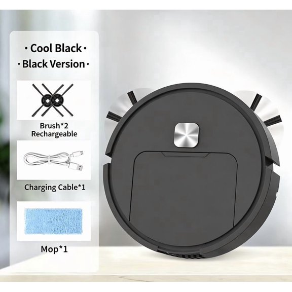 Robot Aspirateur avec Fonction de Vadrouille, Batterie Longue Durée, Multiples Modes de Nettoyage, Auto-Recharge, Application pour Maison Intelligente et Intégration de Commande Vocale