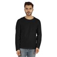 thumbnail image 1 of Inkmeso Men's Long Sleeve Cotton Basic Shirt Lightweight Solid T-Shirts, 1 of 7