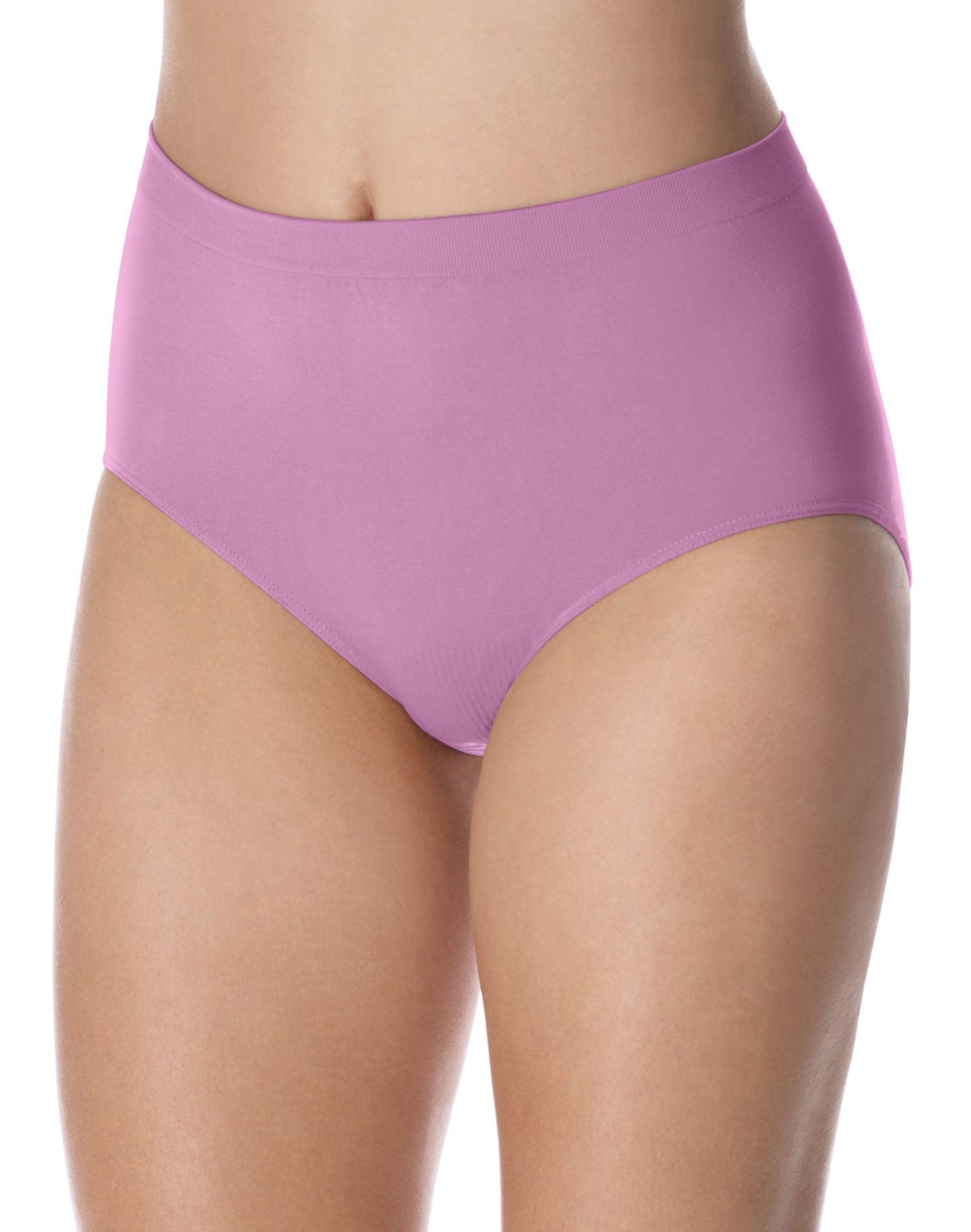 Bali Comfort Revolution Womens Microfiber Seamless Brief - Best-Seller, 8/9