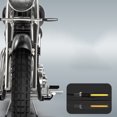 thumbnail image 4 of KAKOWELY Feu de Virage Moto 2 Pcs Feu de Signalisation LED Clignotant (Noir) 4.33"X0.79"X4.33 Pouces, 4 of 5