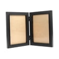 thumbnail image 3 of veasfak Hinged Photo Frame Wood Rectangle Picture Frame 4x6 for Bedroom Desk Desktop Black Double Fold, 3 of 9