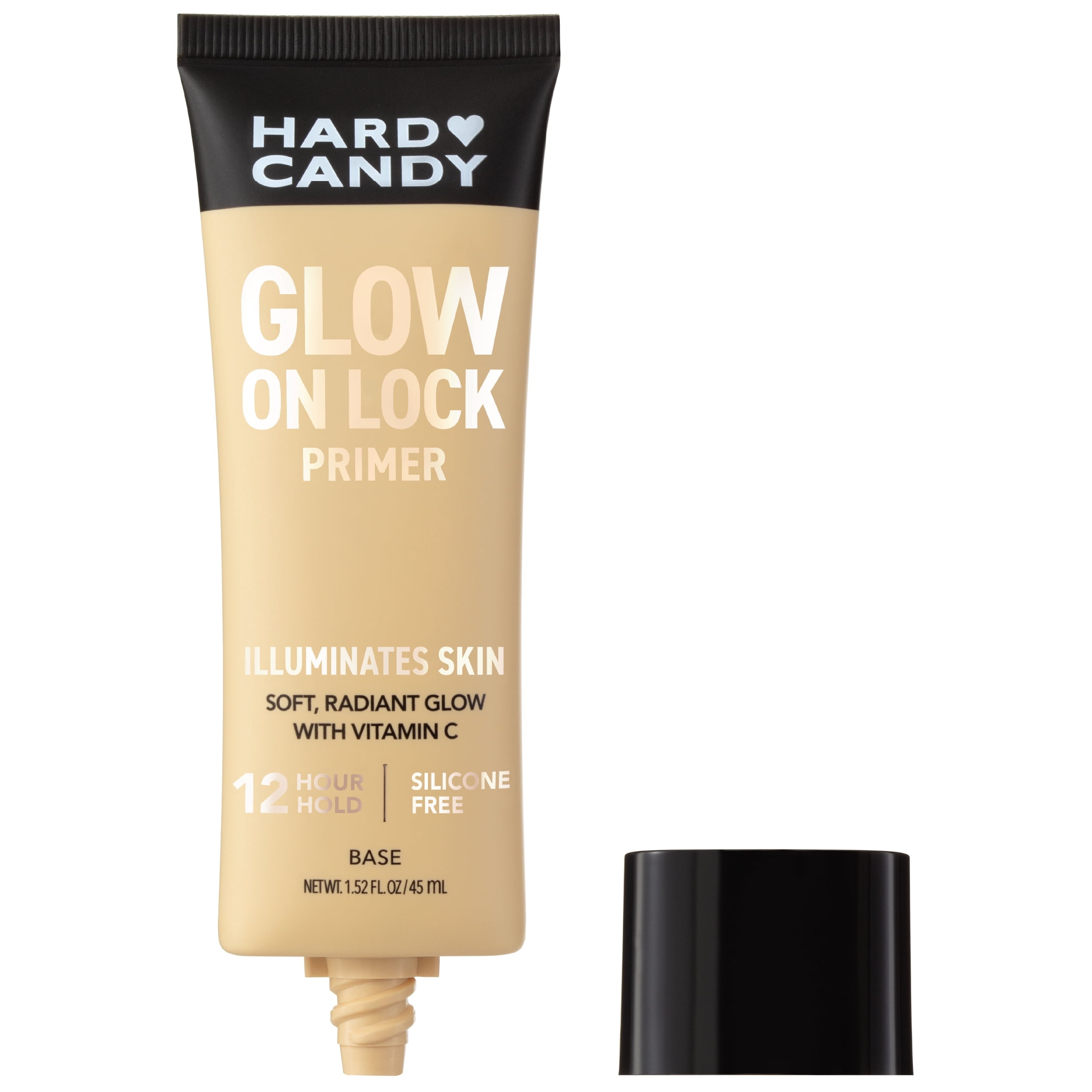 Hard Candy Glow On Lock Base de teint illuminatrice à base d'eau, tenue 12 heures, à la vitamine C