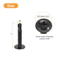 thumbnail image 2 of Unique Bargains Phillips Head Self Tapping Screws, 200pcs #8x1' Sheet Metal Screw, 2 of 4