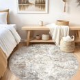 thumbnail image 3 of x Area Rug Living Room Rugs Washable Neutral Modern Abstract Soft Thin Large Rug Indoor Floor No Slip Rug Carpet for Bedroom Under Dining Table Home Office Decor Grey, 3 of 8
