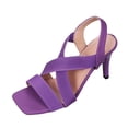 thumbnail image 2 of Wensltd Women Pointed Toe Sandals Slingback Solid Color Versatile Outdoor Wear Shallow Mouth, 2 of 9