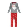 thumbnail image 1 of Pyjamas de Noël pour la Famille avec Haut Imprimé et Pantalon Ensembles de Pyjamas Assortis, 1 of 7