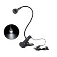 thumbnail image 2 of YOPTOP USB Rechargeable Clip-on Desktop LED Light Computer Reading Lamp with Button,black-whitelight, 2 of 8