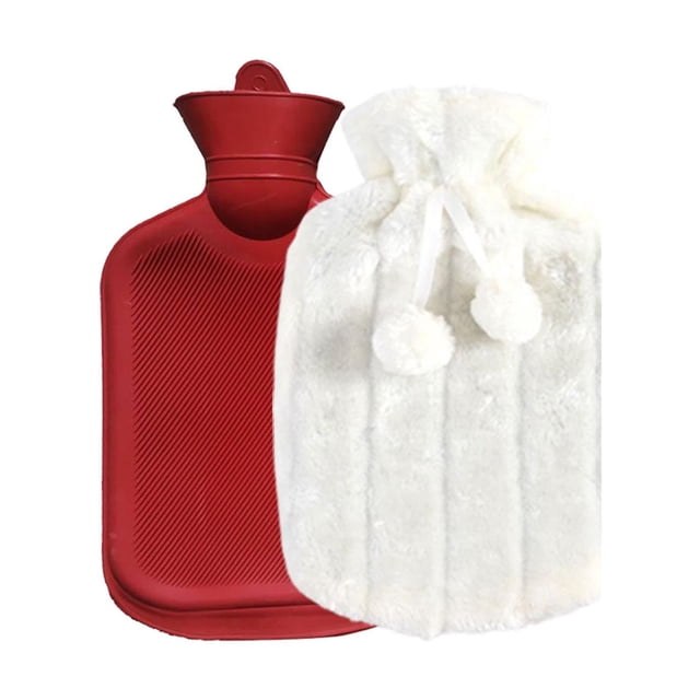 Yhmxh Home and Kitchen,Home Essentials 2L Hot Water Bottle Artificial Cloth Hot Water Bottle Thermotherapy Cold Protection Detachable Hand Warmer Hot Water Bottle Hot Water Bottle