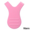 thumbnail image 1 of 10pcs/bag Eyelash Brushes Plastic Eyelash Lifting Perm Comb Y Shape Portable Makeup Tools, Pink, 1 of 9