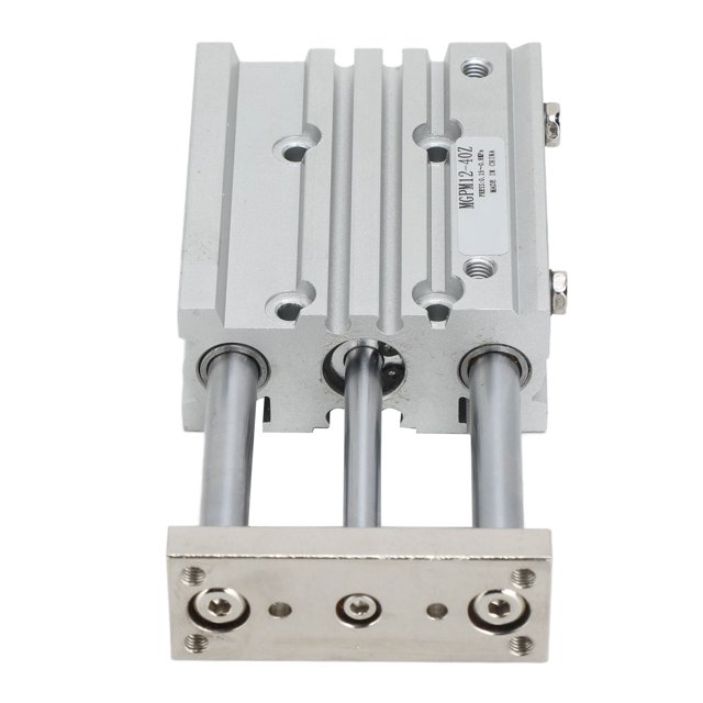 Bouteille d'Air en Alliage d'Aluminium, Cylindre Pneumatique à Double Action de Type SMC Compact à Course de 40 Mm avec Guide à Usage Industriel