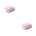thumbnail image 3 of Baohd Pill Box Sealed Container Collapsible Tablet Organizer Storage Divider Camping Indoor Outdoor Health Care Dispenser straw pink 2Set, 3 of 6