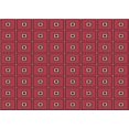 thumbnail image 1 of Ahgly Company Machine Washable Indoor Rectangle Transitional Crimson Red Area Rugs, 2' x 5', 1 of 7