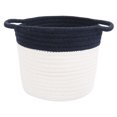 thumbnail image 1 of Unique Bargains Large Storage Baskets Cotton Rope Basket Woven Laundry Basket with Handle, 1 of 6