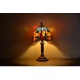 thumbnail image 1 of Tiffany Style Desk Lamp Bedside Table Lamp Bedroom Stained-Glass 14.5'' Height Multi-Color, 1 of 4