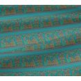 thumbnail image 5 of oneOone Viscose Jersey Fabric Ethnic Block Print Sewing Fabric BTY 60 Inch Wide, 5 of 5