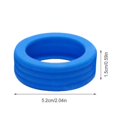 thumbnail image 3 of Luggage Wheel Cover Suitcase Cover Protector Luggage Compartment Wheel Sleeve Cover 8 Pcs Silicone Suitcase Wheel Cover Carry On Luggage Wheel Cover for Suitcase Thick Soundproof Blanket, 3 of 5