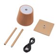 thumbnail image 2 of LED Cordless Table Lamp 3600mAh Rechargeable Battery, 3 Color Stepless Dimming, Portable Bedside Lamp For Bars, Bedroom, Restaurants, Reading, 2 of 8