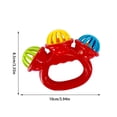 thumbnail image 3 of Hand Jingle Tambourine Mini Percussion Instrument Smooth Sound Kids Party School Family Musical Toy, 3 of 6