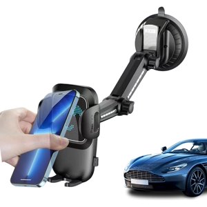 XIHAMA Pare-brise Support de téléphone de voiture, Mont de téléphone pour voiture 360° Porte-téléphone portable rotatif avec ventouse, support téléphonique 5Kg Charge de roulement, porte-téléphone à prothèse de choc pour véhicules