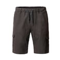 thumbnail image 1 of Mens Shorts Casual Solid Color Pocket High Waist Drawstring Knee Length Shorts Pants with Multi Pockets, 1 of 5