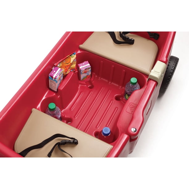 Step2 All Around Canopy Wagon Toddler Plastic Riding Toy for Ages