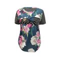 thumbnail image 4 of Julyccc Tunique d'Allaitement à Rayures Florales pour Femmes Enceintes, 4 of 4