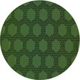 thumbnail image 1 of Ahgly Company Machine Washable Indoor Round Transitional Dark Forest Green Area Rugs, 7' Round, 1 of 7