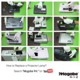 thumbnail image 5 of Mogobe for VT85LP Replacement Lamp with Housing for NEC VT480 VT490 VT491 VT495 VT580 VT590 VT595 VT695, 5 of 5