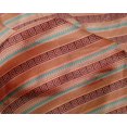 thumbnail image 4 of oneOone Silk Tabby Fabric Chevron & Greek Key Block Decor Fabric Printed BTY 42 Inch Wide, 4 of 4