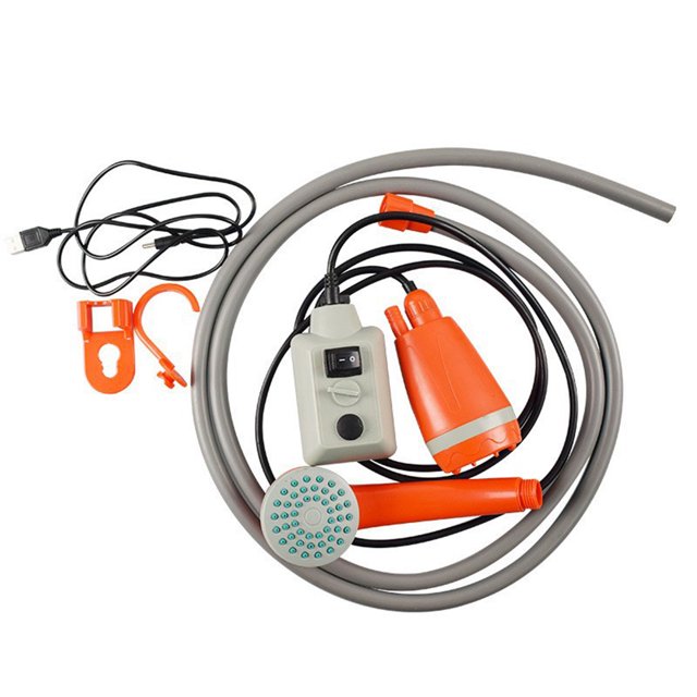 CAROOTU Trousse de Douche Extérieure Maison USB Rechargeable Portable Polyvalente Douche de Voiture