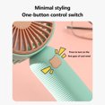 thumbnail image 5 of Dvkptbk Handheld Fan Handheld Pocket Mini Fan Portable with Bracket Desktop USB Charging Fan, 5 of 5
