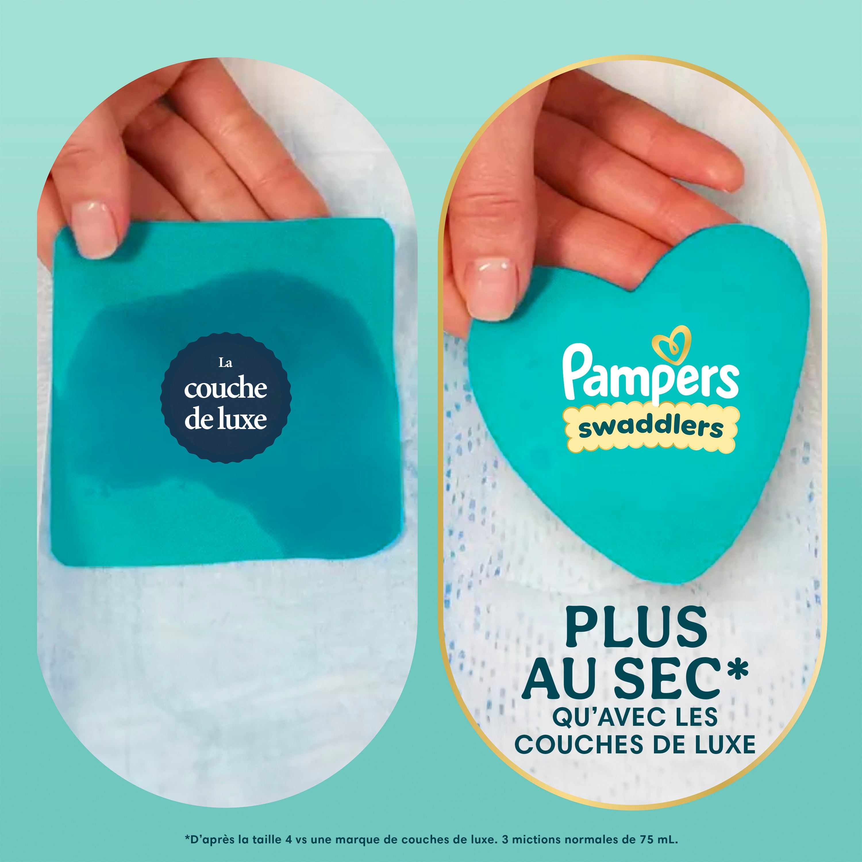 Pampers Swaddlers Diapers, S2 (10-22 lbs), Count, Absorbent, Keeps Baby Dry and Comfortable