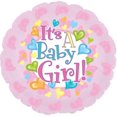 thumbnail image 1 of It's a Baby Girl Feet 18" Mylar Double Sided Balloon, 1 of 3