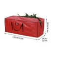 thumbnail image 3 of Christmas Tree Storage Bag with Double Zipper and Large Opening, Durable Tear-Resistant PVC Material for Holiday Decor Organization, Includes Lights and Wreath Storage for Easy Moving, 3 of 5