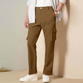 thumbnail image 3 of SHTXOZHI Pantalon Cargo Décontracté pour Hommes, Léger, Athlétique, Plein Air, Randonnée, Voyage, avec Multiples Poches, 3 of 7