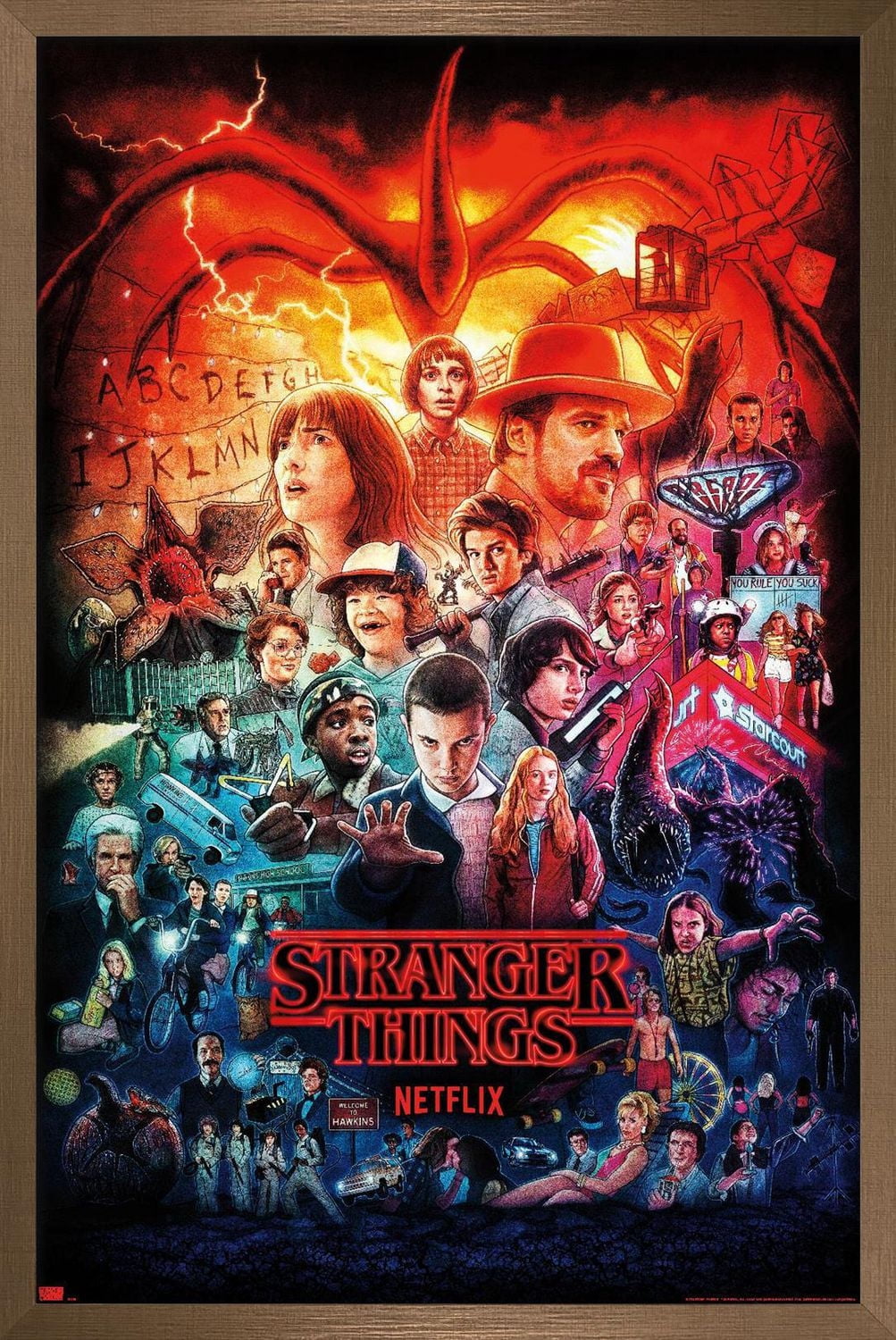 Netflix Stranger Things - Trois saisons une feuille