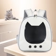 thumbnail image 3 of Milaget Sac à Dos Porte-Chat Ventilé Grand Approuvé par les Compagnies Aériennes Marche Randonnée Blanc, 3 of 7