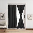 thumbnail image 2 of Rbaofujie High-Precision Solid Color French Door Window Curtains Rod-Pocket Design for Sliding Ideal for Window and Doors, 2 of 8