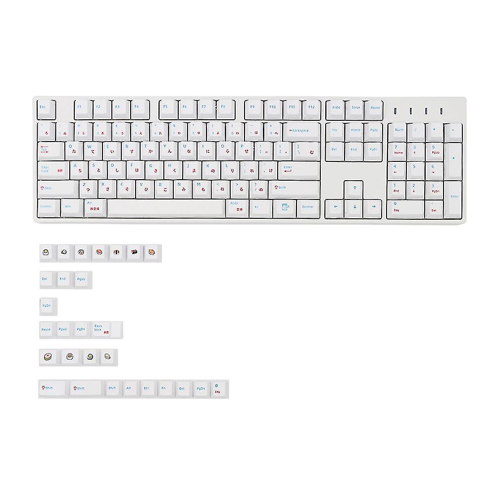 Labymos Pbt 132 Dye-sub Japanese Keycap For Mechanical Keyboard Gk61 Sk64