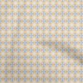 thumbnail image 1 of oneOone Cotton Poplin Yellow Fabric Asian Ikat Sewing Craft Projects Fabric Prints By Yard 42 Inch Wide, 1 of 4