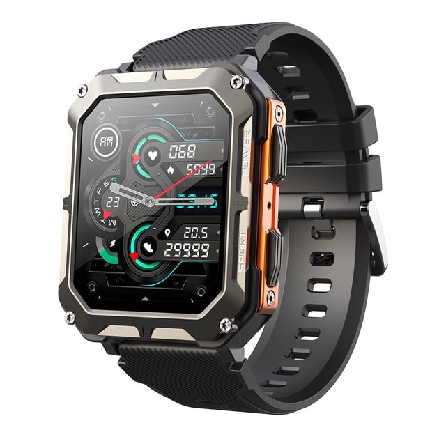 C20pro Montre Intelligente de Sport d'Extérieur avec Appel Bluetooth, Étanche